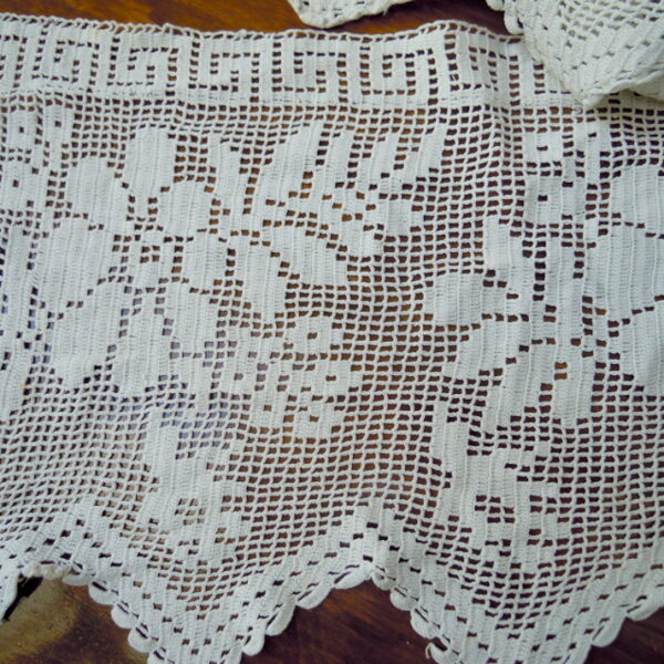 Handmade crochet lace