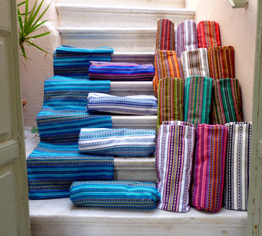 Traditional woven throw/ bed cover-Single size