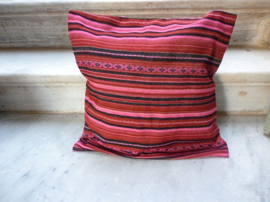 woven cushion stripes