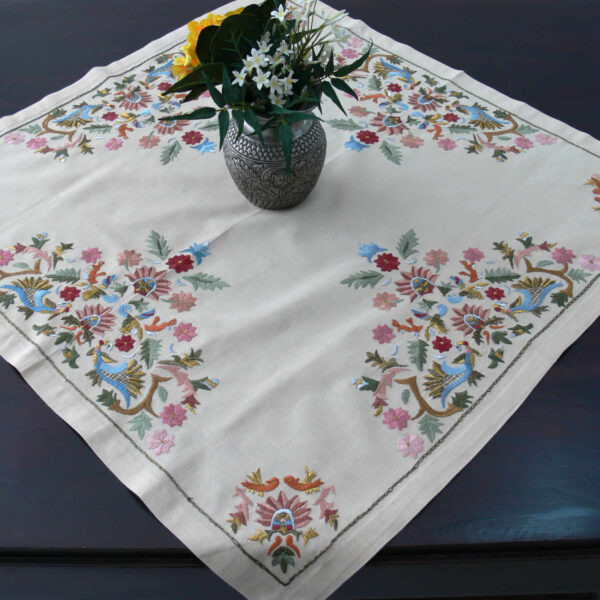 byzantine embroidery table square
